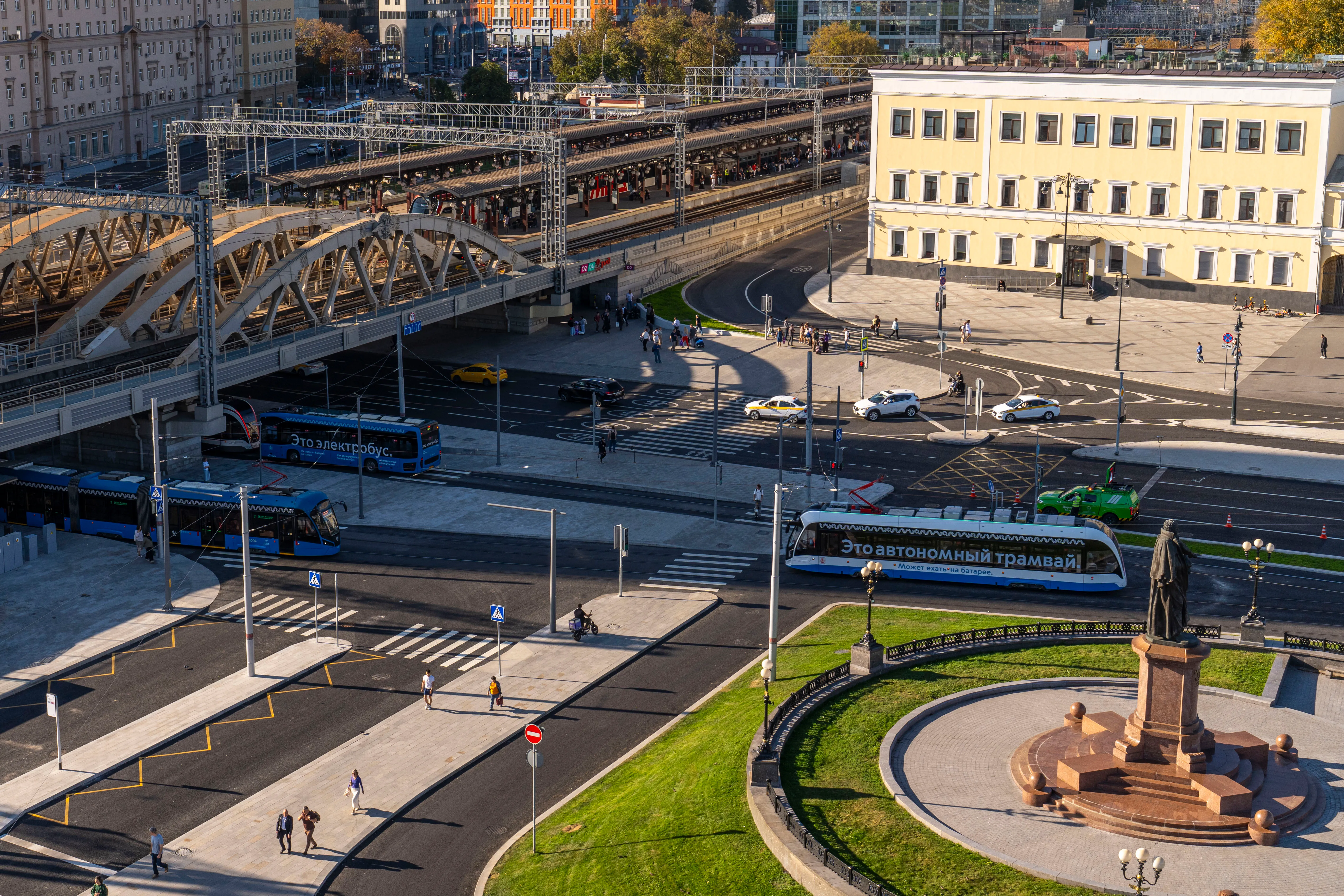 Трамвайные маршруты изменятся в центре Москвы 18 и 19 сентября